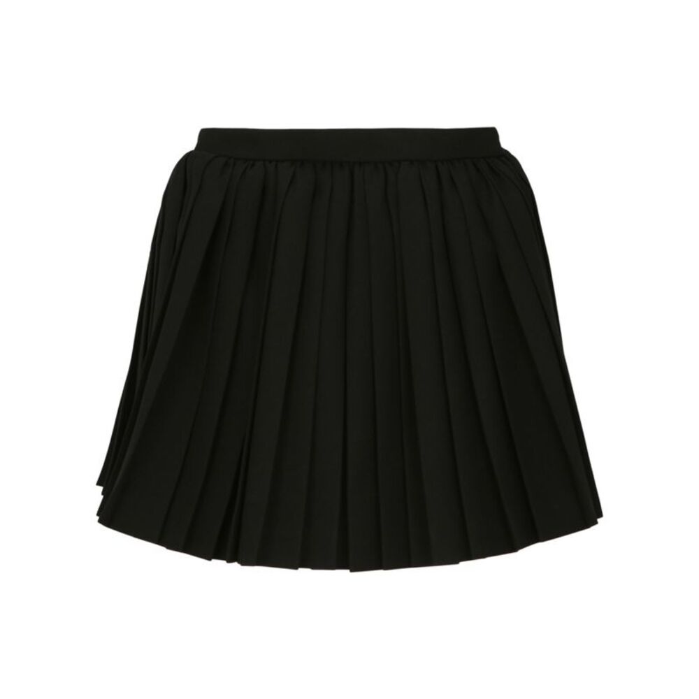 Balenciaga Mini Kilt Skirt Black Womens